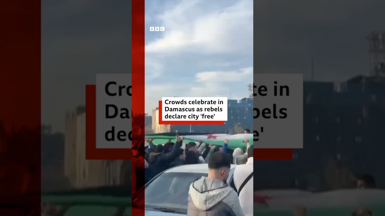 Rebel forces in Damascus have declared Syria’s capital “free” of ruler Bashar al-Assad. #BBCNews