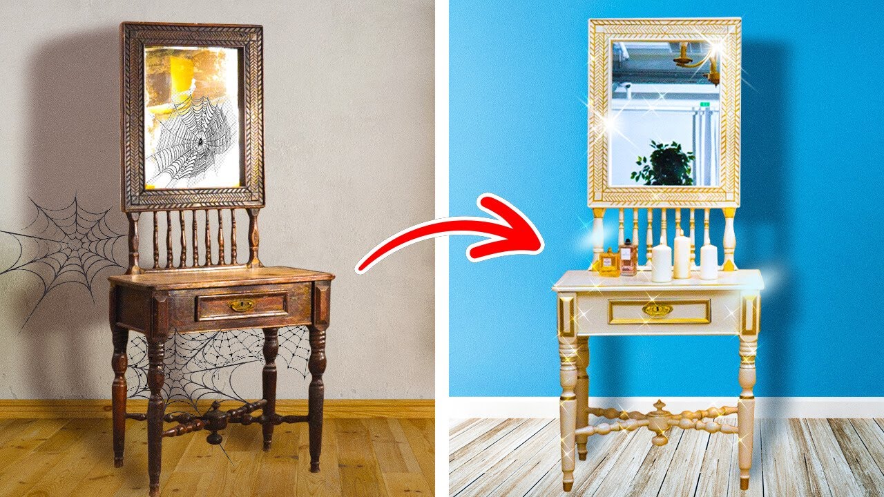 Repairing Furniture With Unexpected Materials