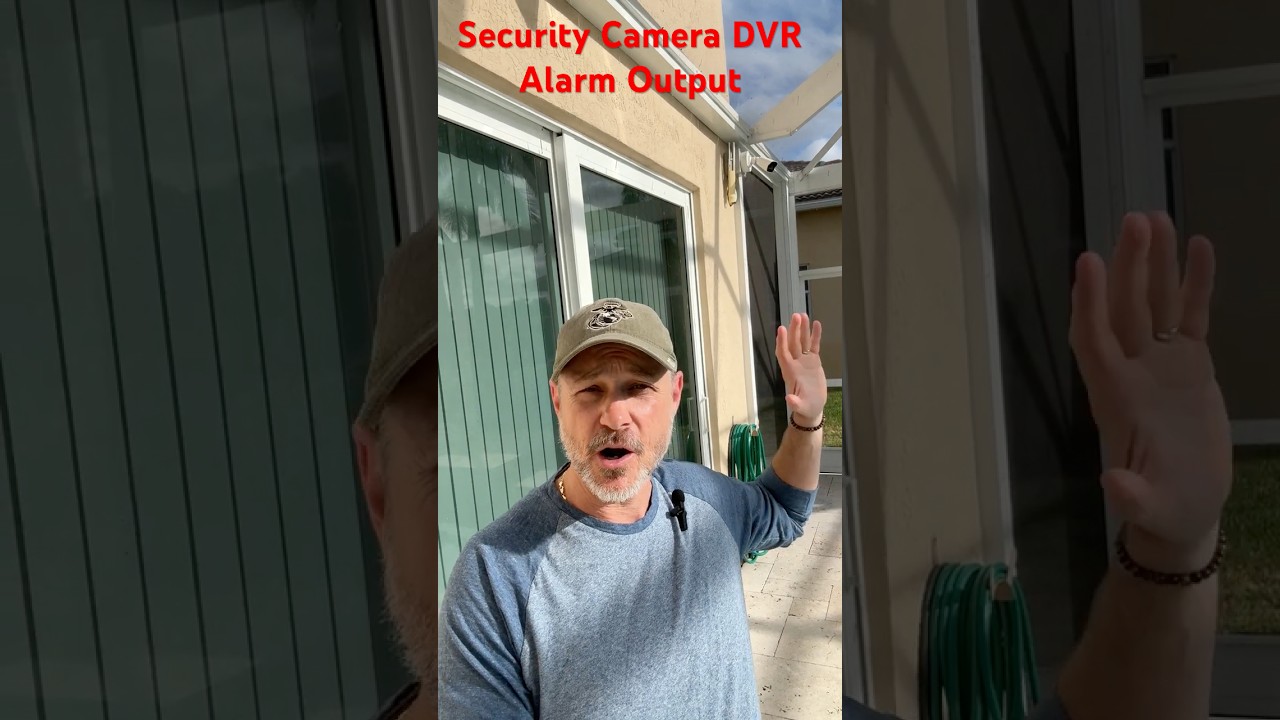 Security Camera DVR Alarm Relay Output #homesecurity #securitysurveillancecameras #shorts #security