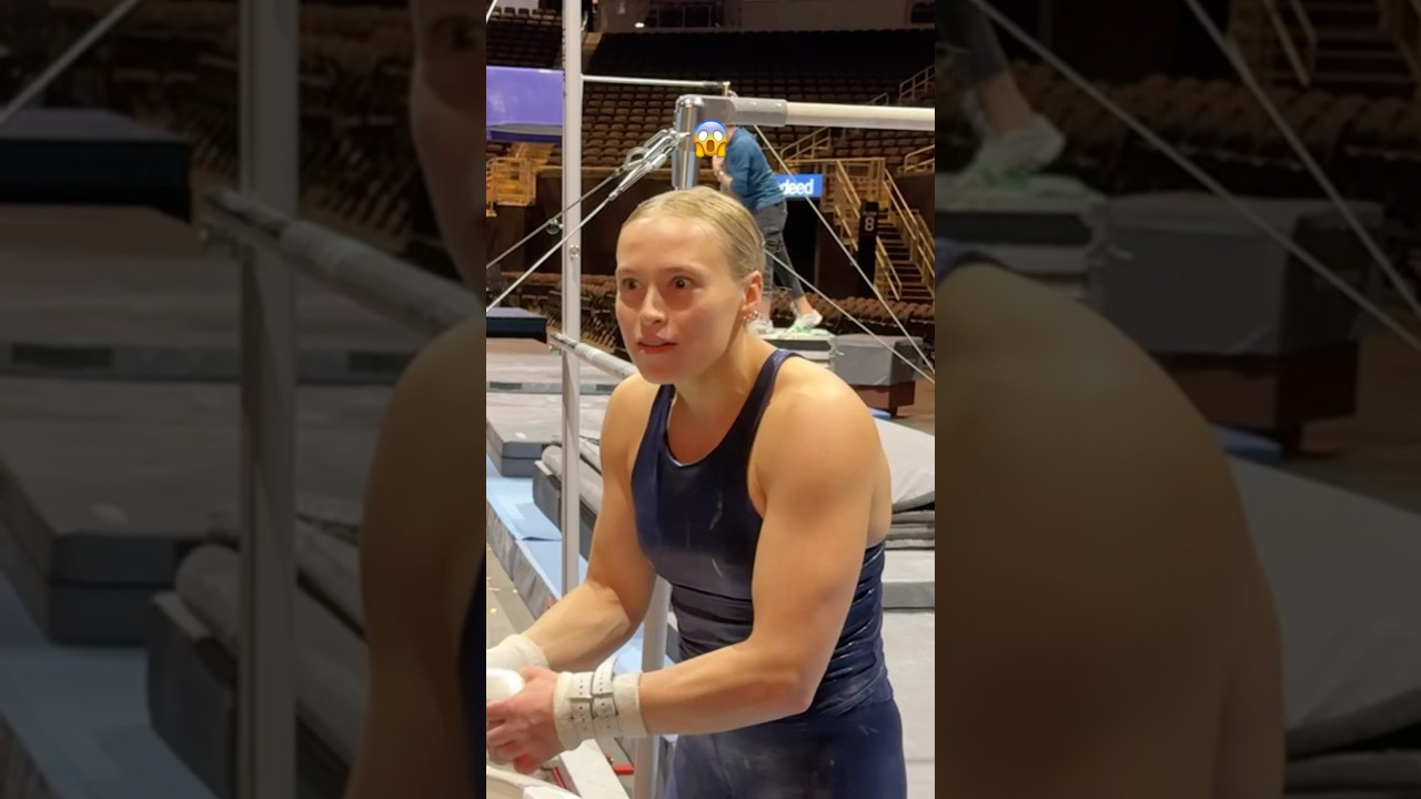 She did the move she invented 🤯 #gymnast #gymnastics #olympics #olympian #sports #canada #gym