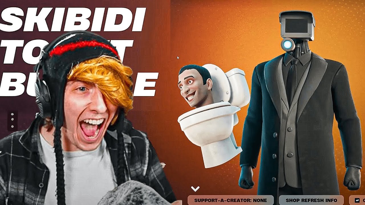 skibidi toilet in fortnite…