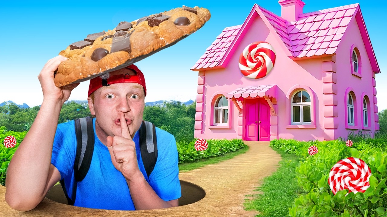 SNEAKING In OVERNIGHT Candy Store Challenge!