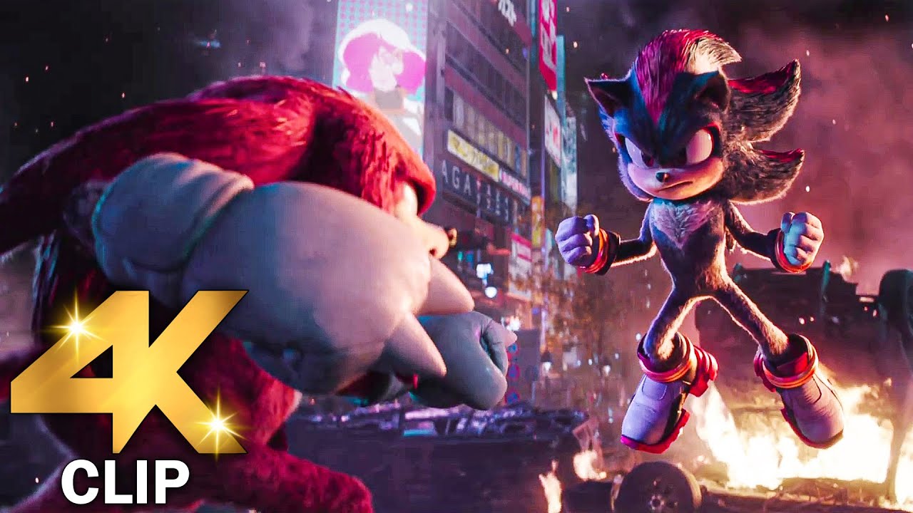 Sonic Vs Shadow – Fight Scene | SONIC THE HEDGEHOG 3 (2024) Movie CLIP 4K
