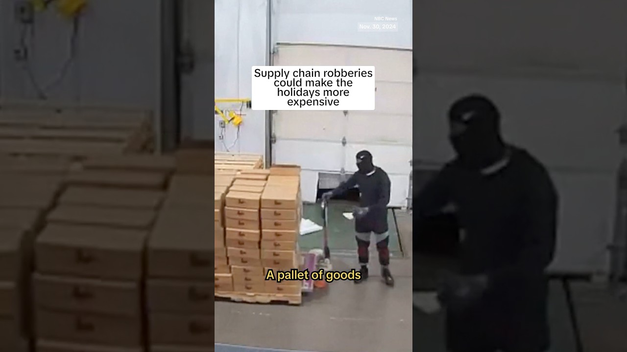 Supply chain robberies could make the holidays more expensive