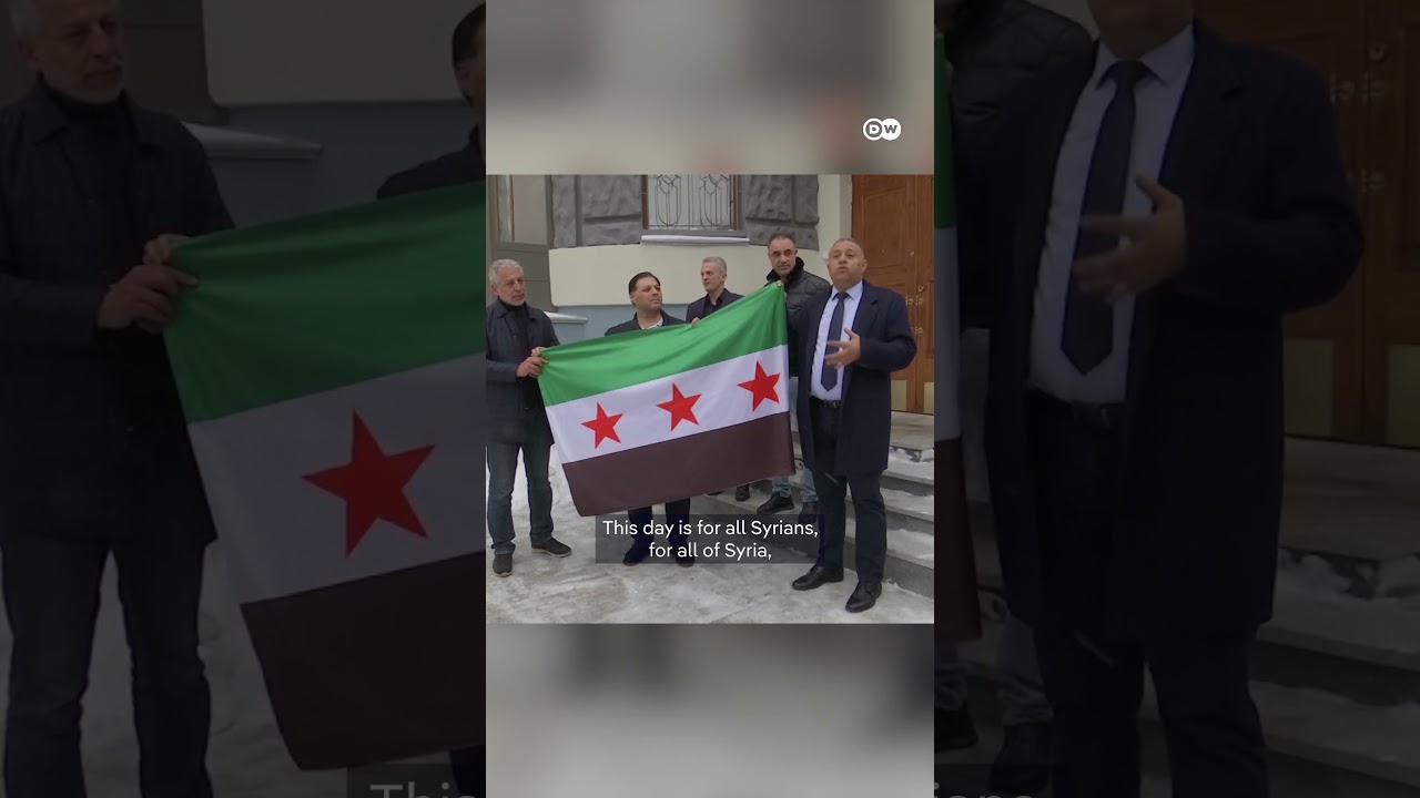Syrian rebel flag flies over embassy in Moscow | DW Shorts