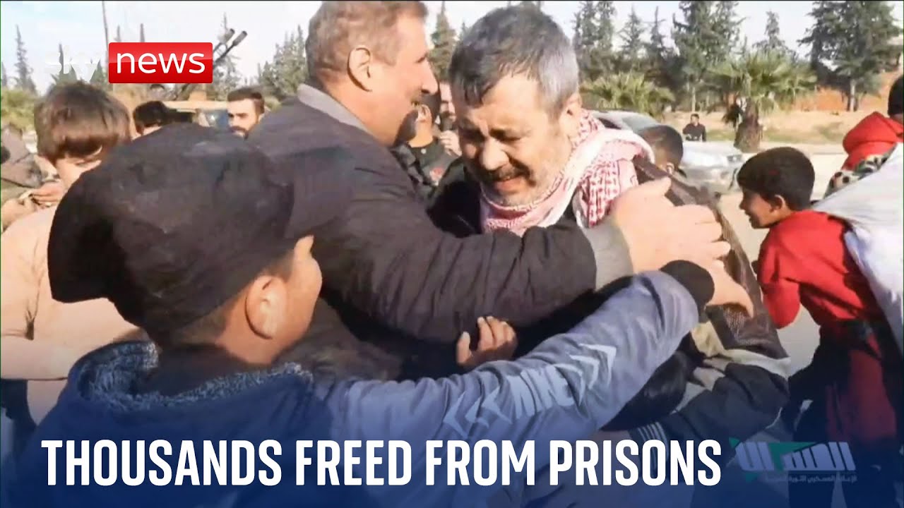 Tens of thousands freed from prisons by rebels in Syria