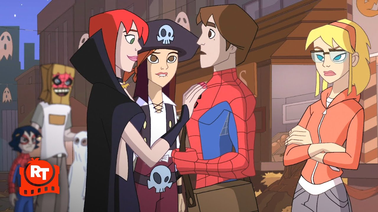 The Spectacular Spider-Man (2008) – Flirting at the Halloween Party (S1E9) | Movieclips