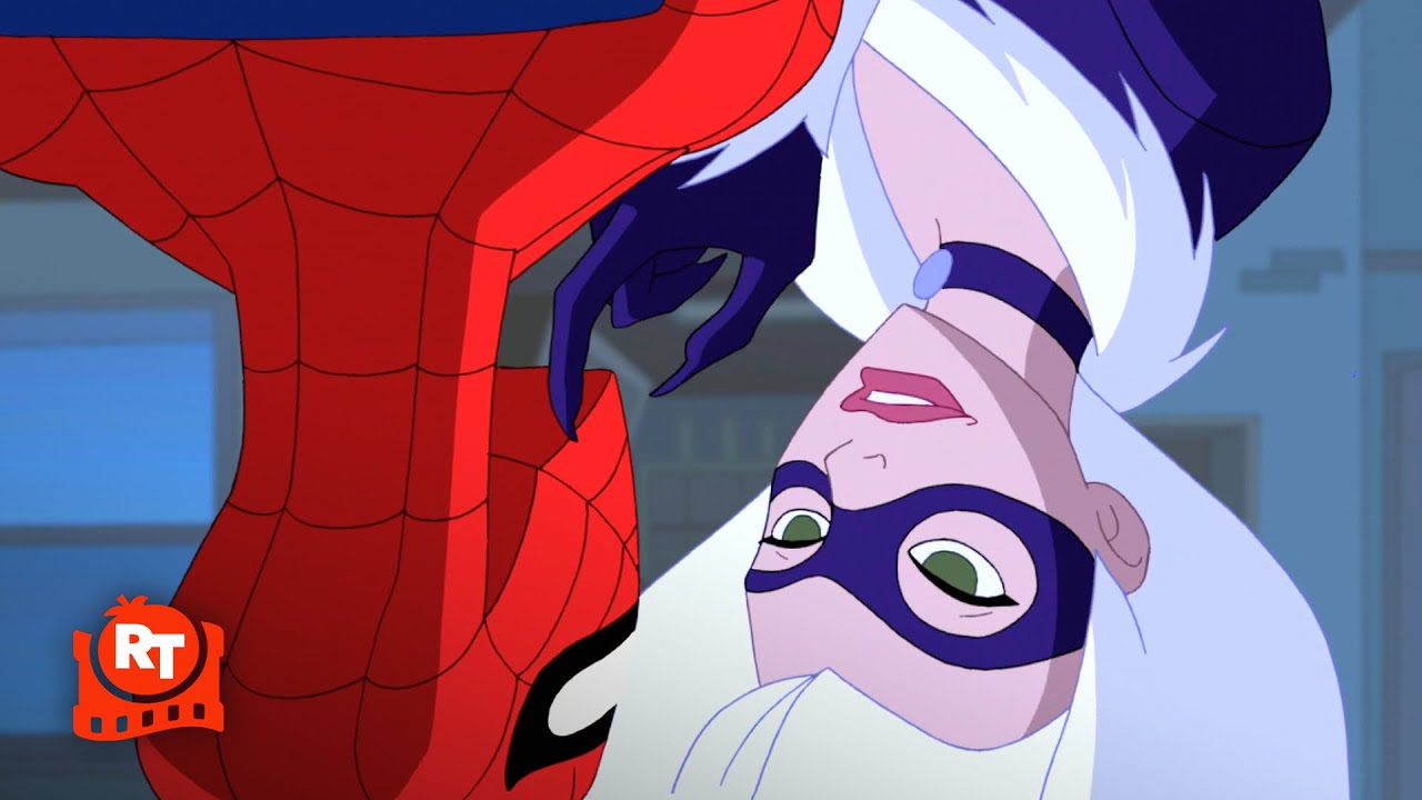 The Spectacular Spider-Man (2008) – Spider-Man & Black Cat Steal the Symbiote (S1E10) | Movieclips