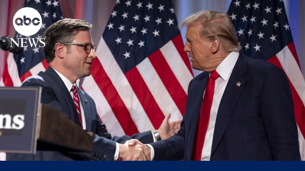 Trump backs House Speaker Mike Johnson amid Republican infighting