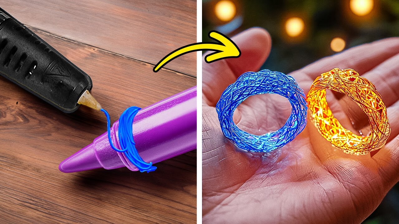 TURN GLUE INTO MAGIC: 3D PEN JEWELRY & CRAFTS 💍🖌️