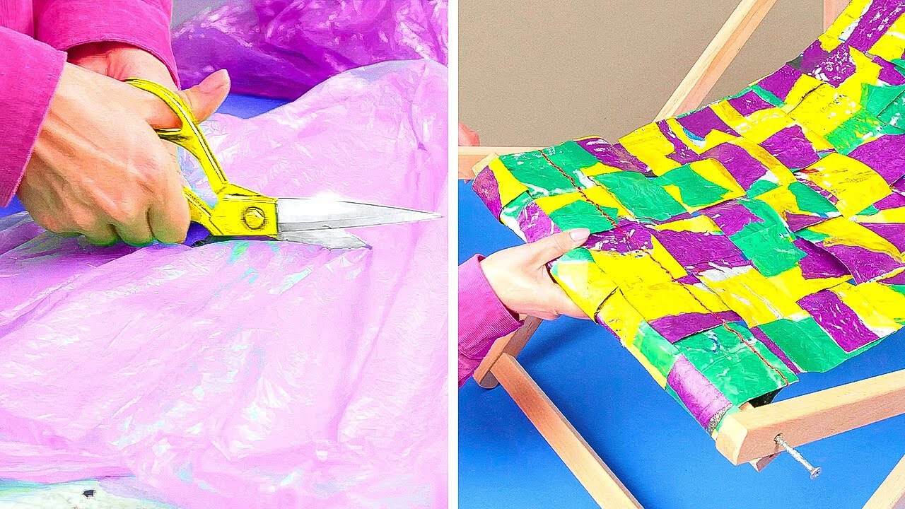 Turn ordinary plastic bags into stunning DIY crafts!