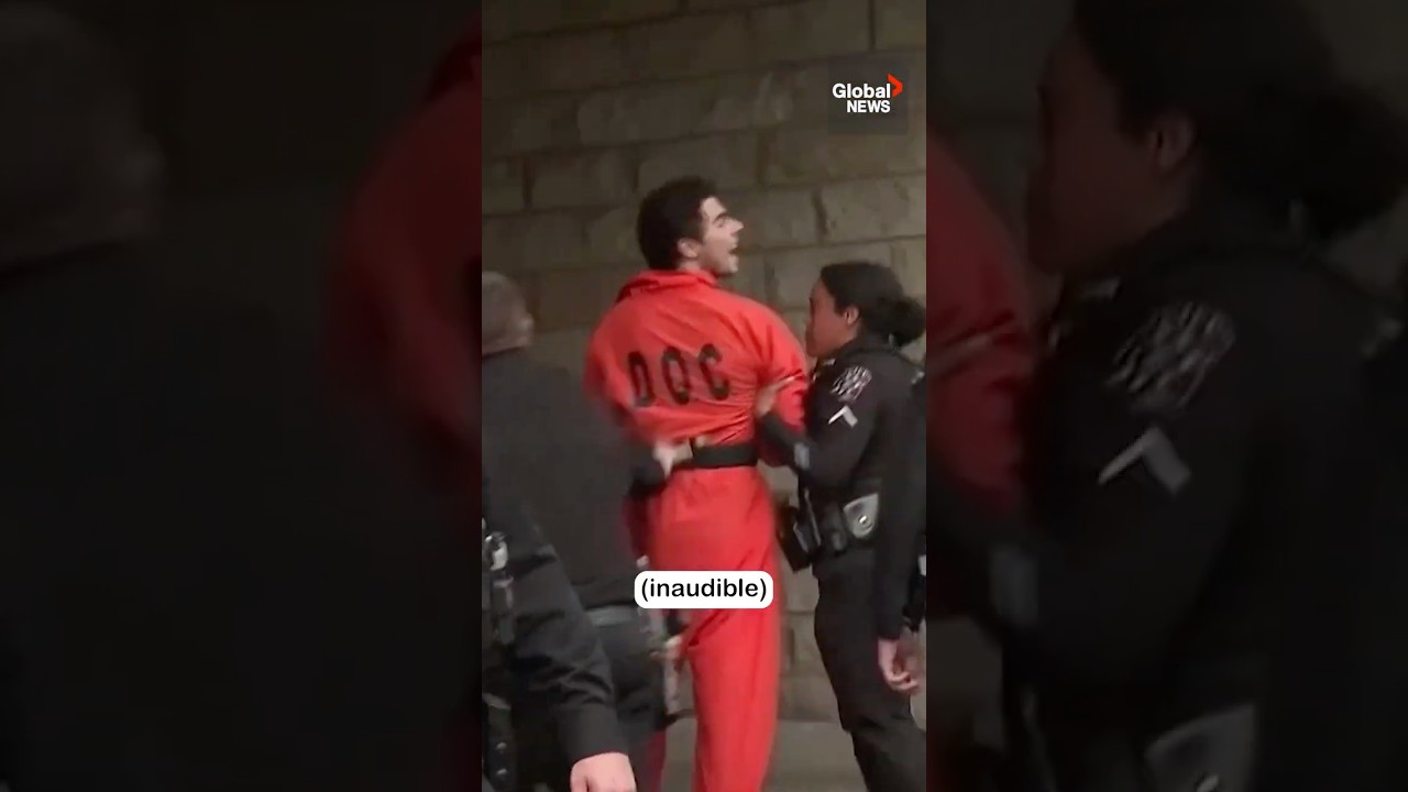 UnitedHealthcare CEO shooting suspect Luigi Mangione shouts as he’s led into courthouse