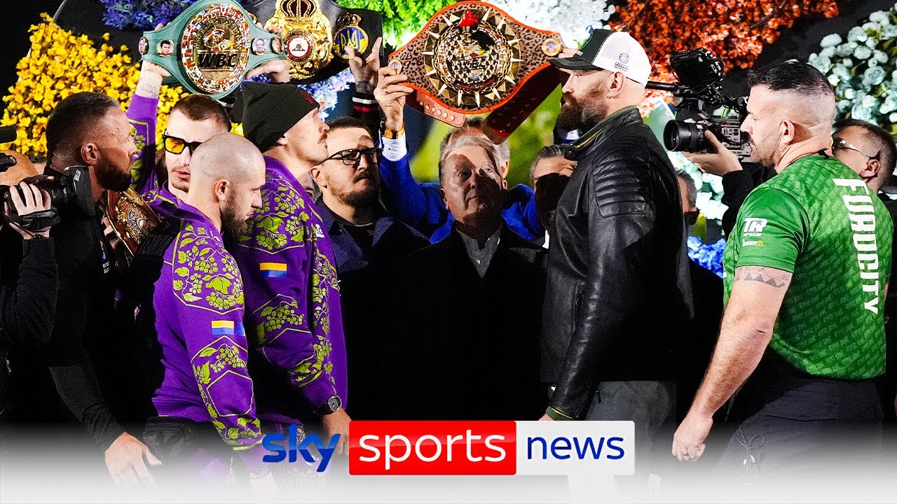 Usyk vs Fury 2: Tyson Fury weighs in career-heaviest as both fighters remain fully clothed