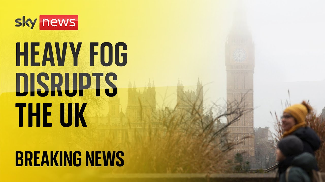 Watch live: UK shrouded in fog and low cloud ahead of New Year’s Eve