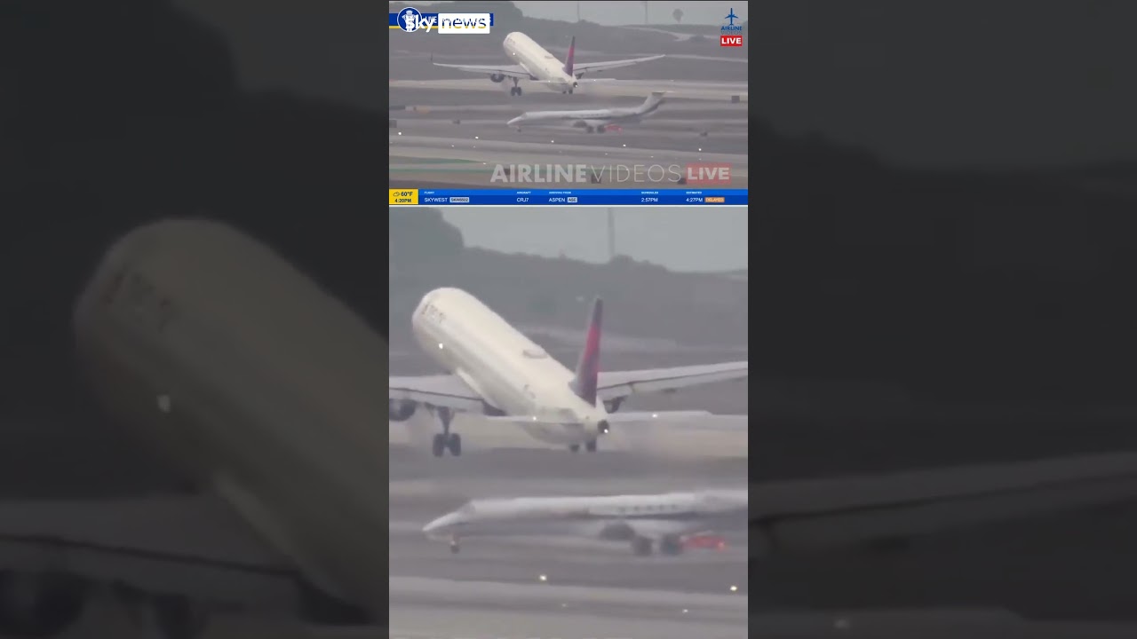 Watch private jet and airliner’s very close encounter