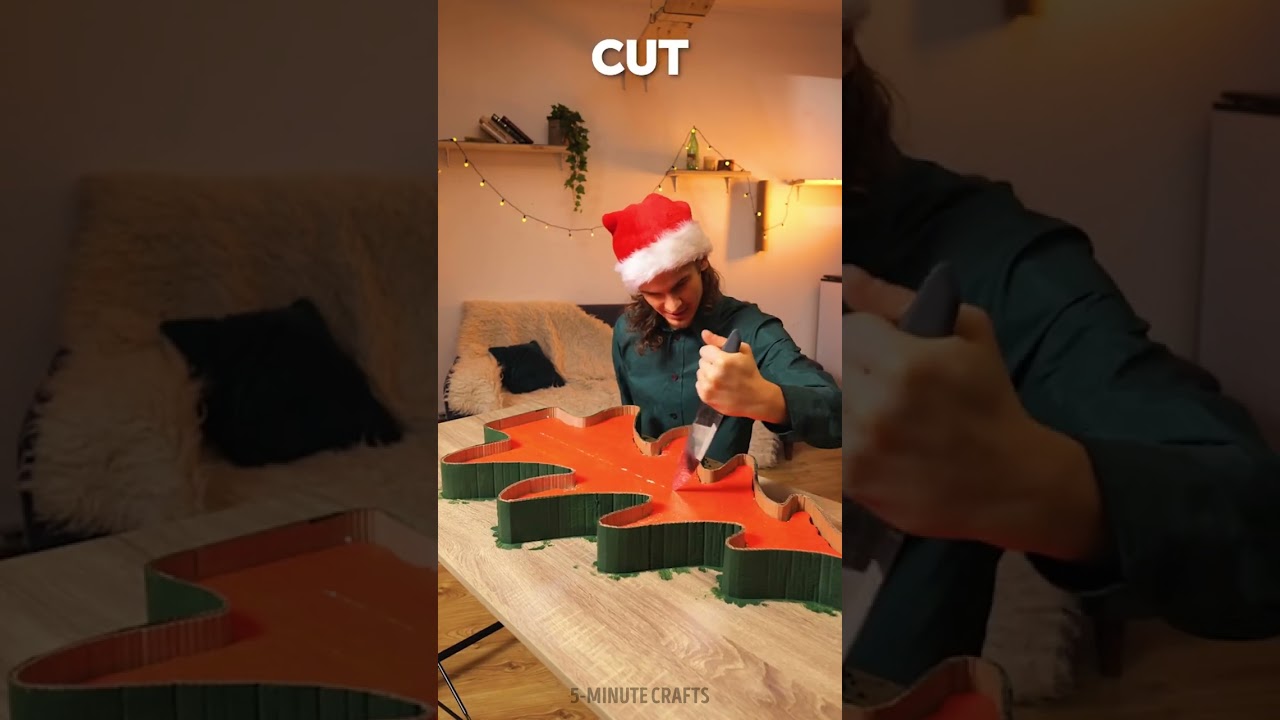 Why buy when you can create? DIY LED Christmas tree 🎄