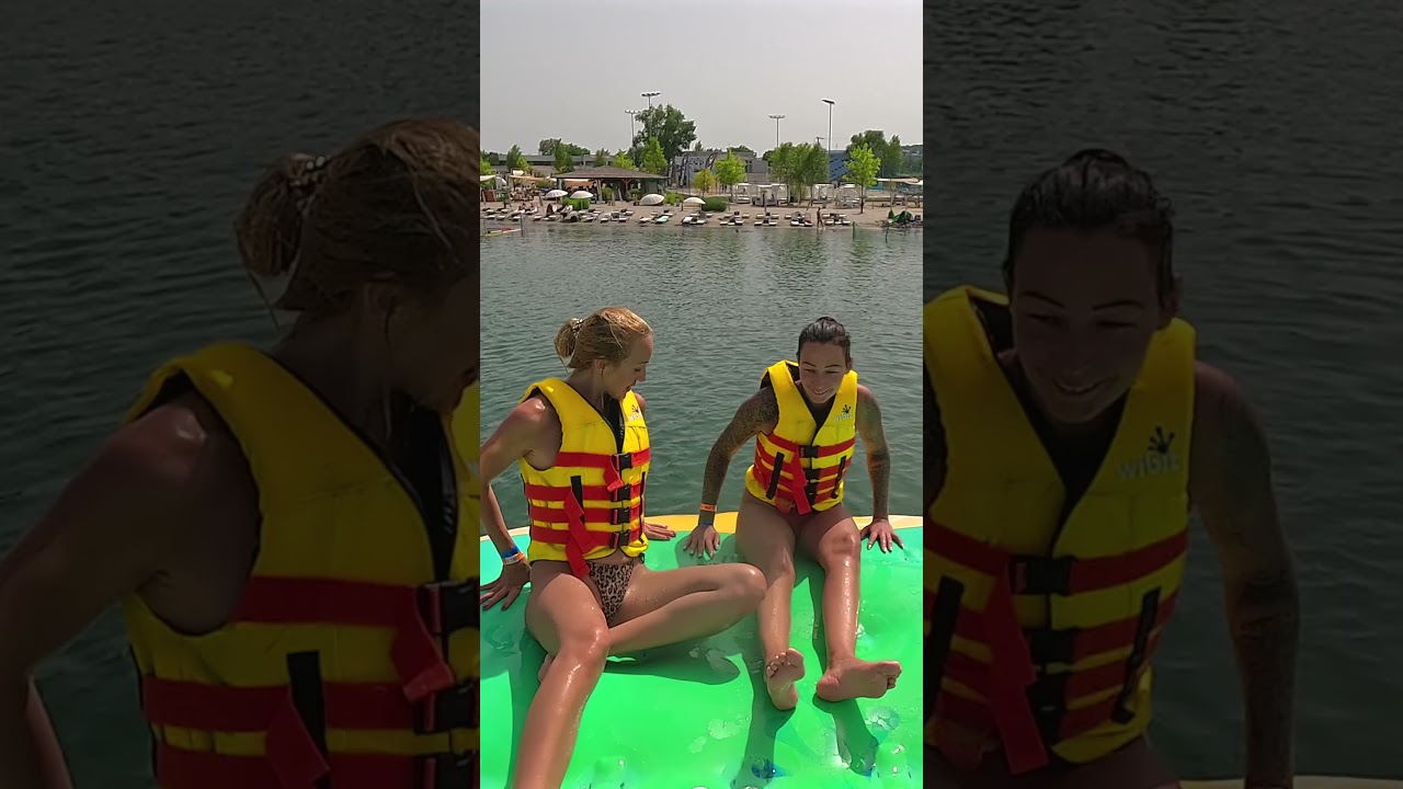 Wibit Balloons 🎈 💦 at Lupa Beach 🇭🇺