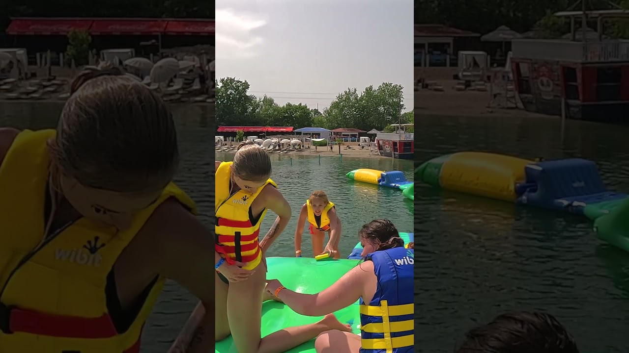 Wibit Balloons 🎈 💦 at Lupa Beach 🇭🇺