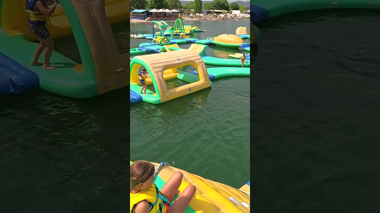 Wibit Balloons 🎈 💦 at Lupa Beach 🇭🇺