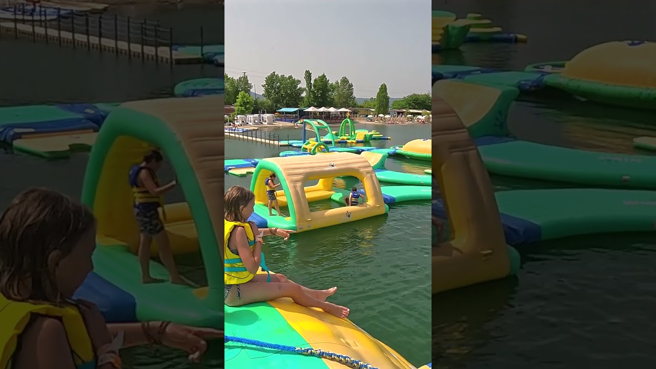 Wibit Balloons 🎈 💦 at Lupa Beach 🇭🇺