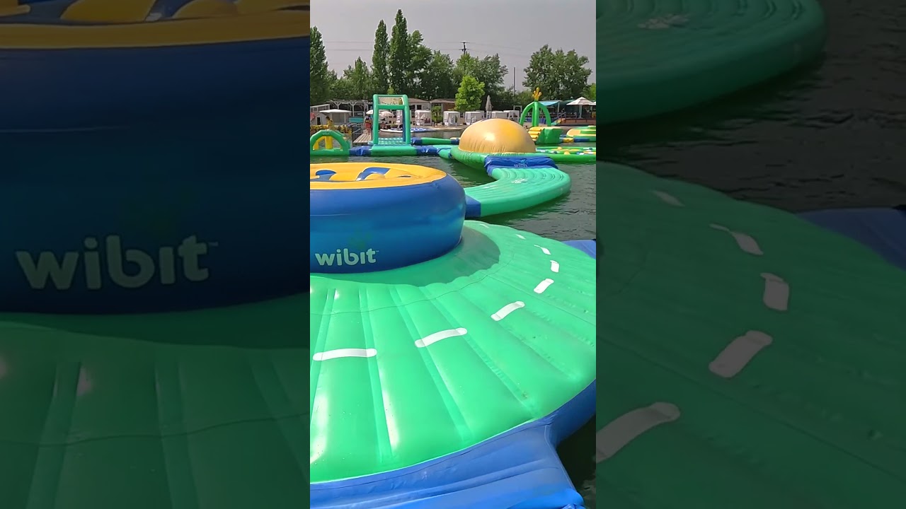 Wibit Balloons 🎈 💦 at Lupa Beach 🇭🇺