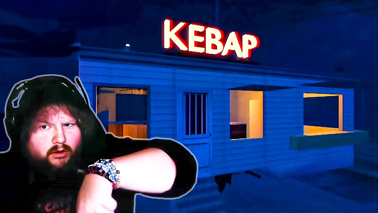 Working Night Shift In A Food Truck…