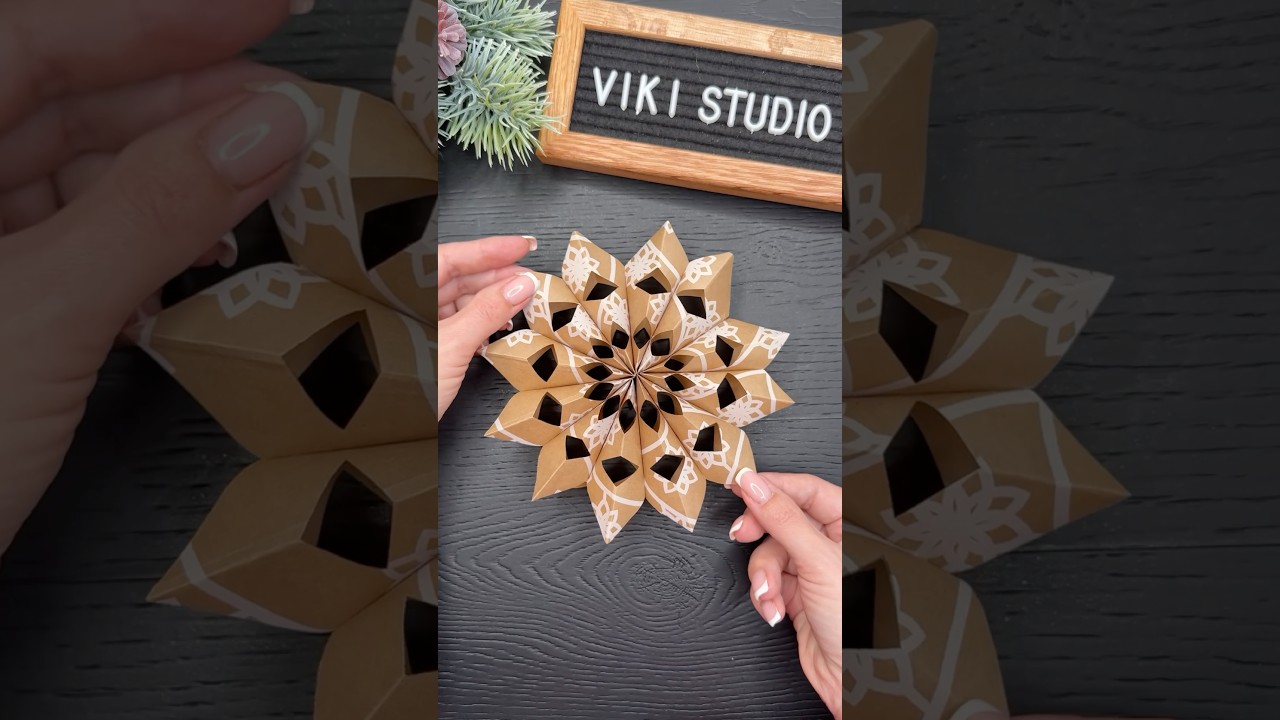 WoW! 🤩❄️ Amazing Snowflake! Christmas Decorations 2024