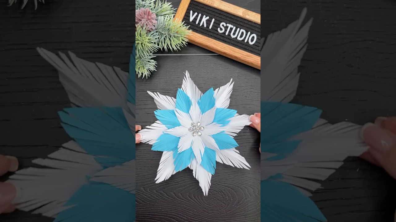 WoW! 🤩❄️ Beautiful Snowflake! Christmas Decorations 2024