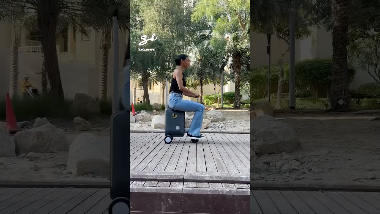 You’ll never miss a flight again with this case! ✈️ #airport #suitcase #cooltech