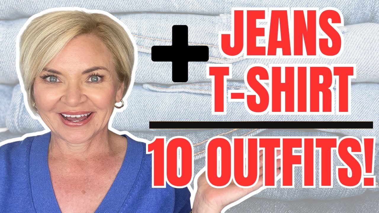 10 Stylish Ways To Rock Jeans And A Tee: Everyday Outfit Ideas