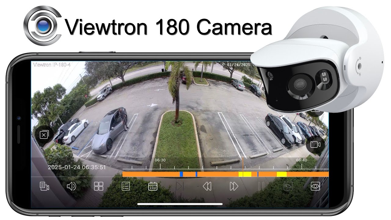 180 Degree Security Camera: Video Playback from Mobile App