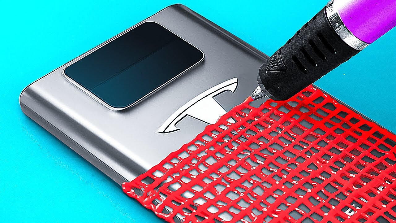 3D PEN PHONE COVER 📱🖌️ COOL CRAFTS FROM GLUE GUN & POLYMER CLAY TO TRY AT HOME