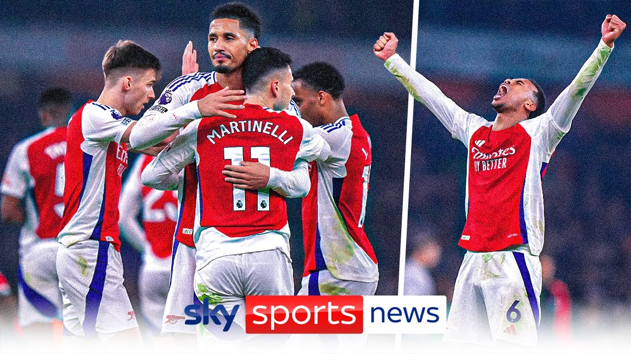 Arsenal beat Tottenham 2-1 in the North London Derby to close Liverpool’s lead to 4 points