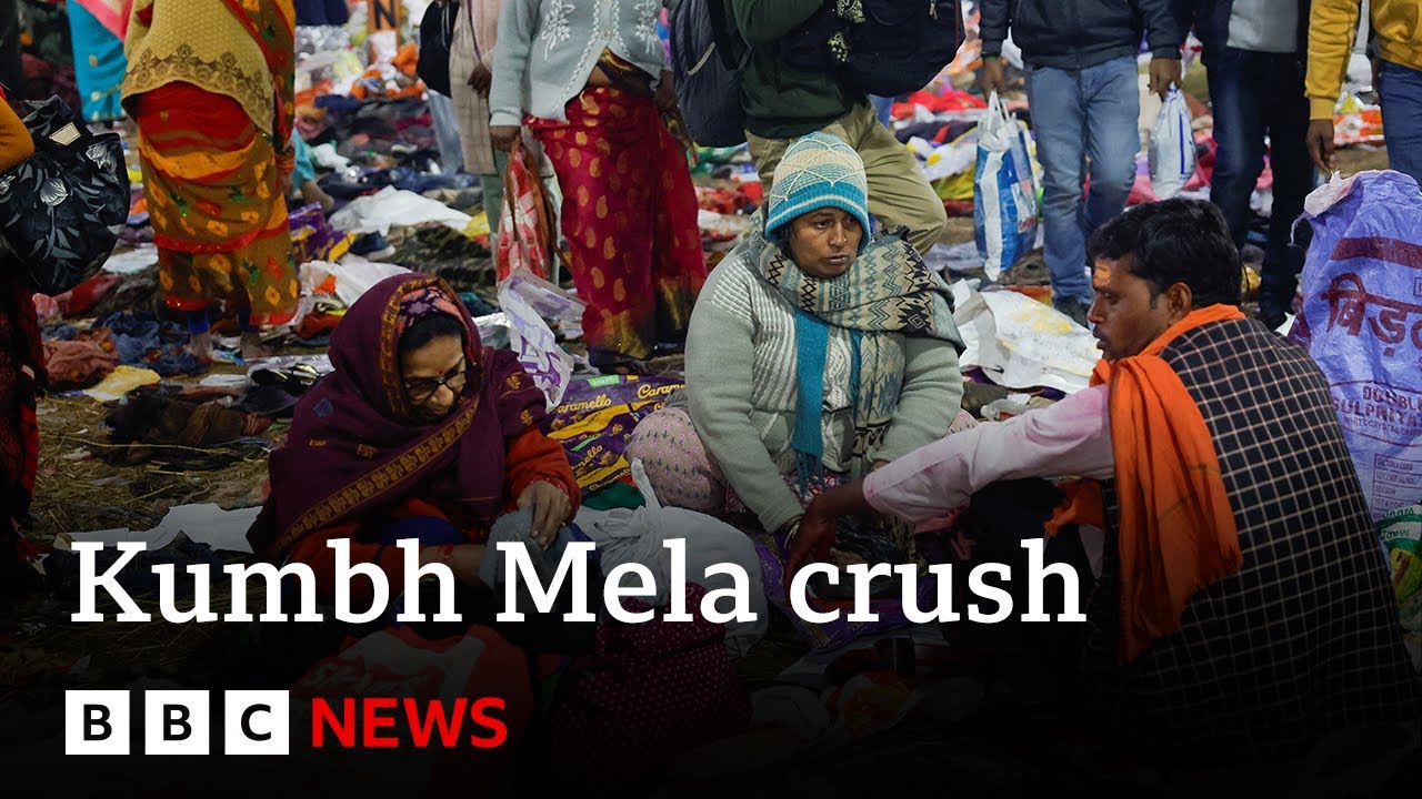 At least 12 feared dead in crush at India’s Kumbh Mela festival | BBC News