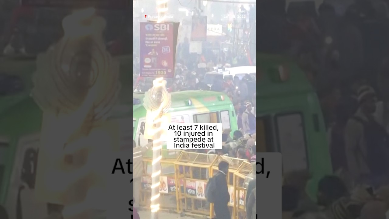 At least 7 killed, 10 injured in stampede at India festival