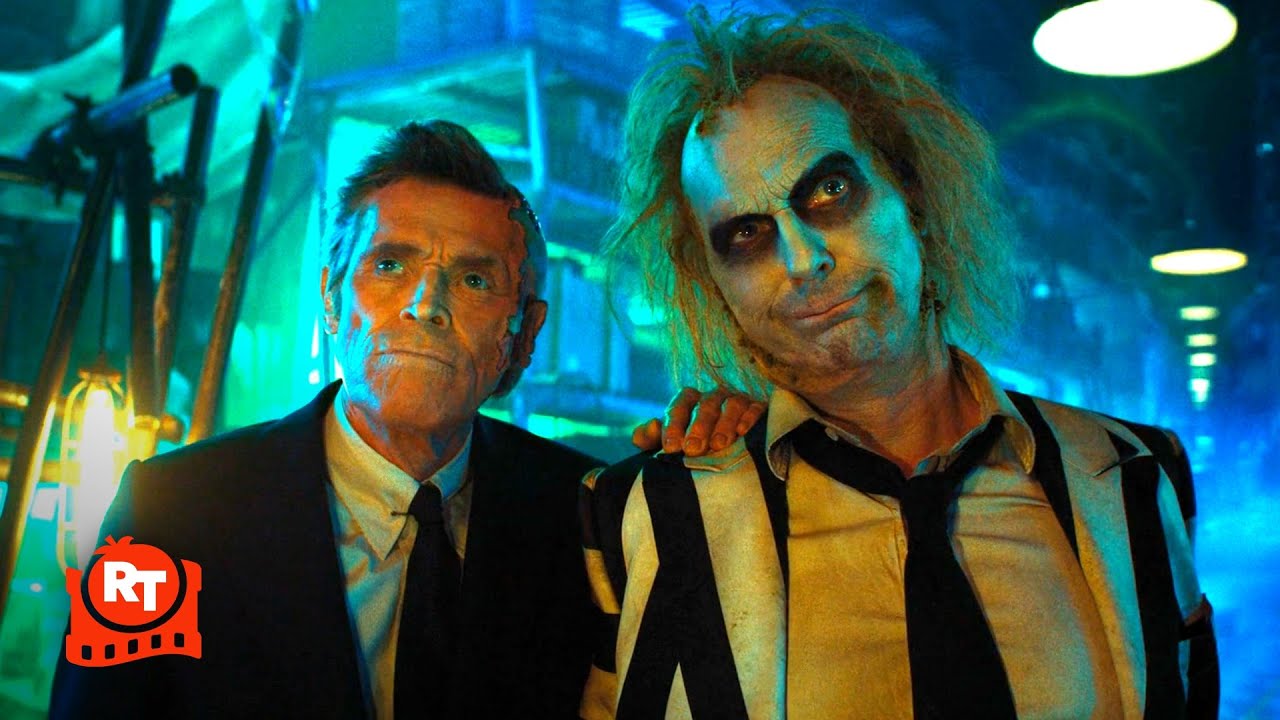 Beetlejuice Beetlejuice (2024) – Wolf Hardballer vs. Beetlejuice Scene | Movieclips