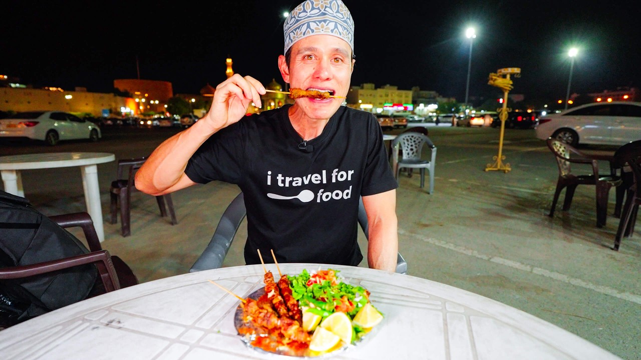 Best $1 STREET FOOD in Oman!! Middle Eastern Food Tour in Nizwa!!