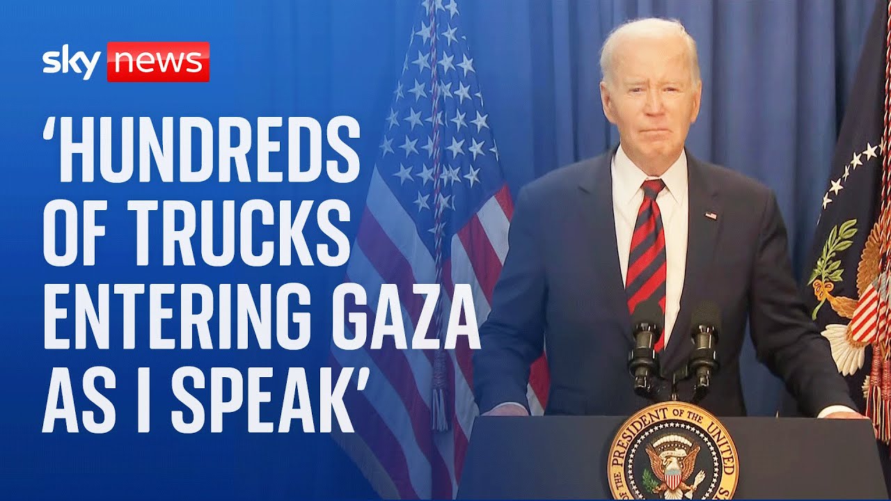Biden says ‘guns have gone silent’ in Gaza