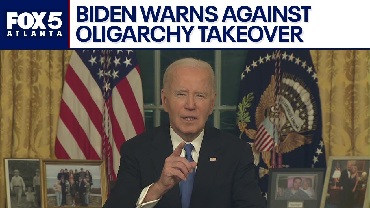 Biden warns oligarchy is taking shape in U.S. | FOX 5 News