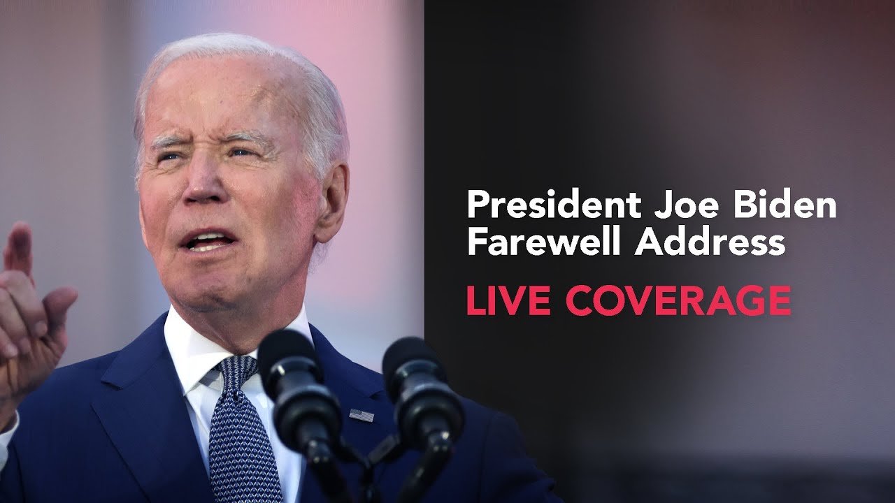 Biden’s Farewell Speech | Live at 8 pm ET