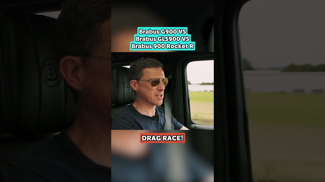 Brabus 900 Rocket R v 900hp AMGs: DRAG RACE