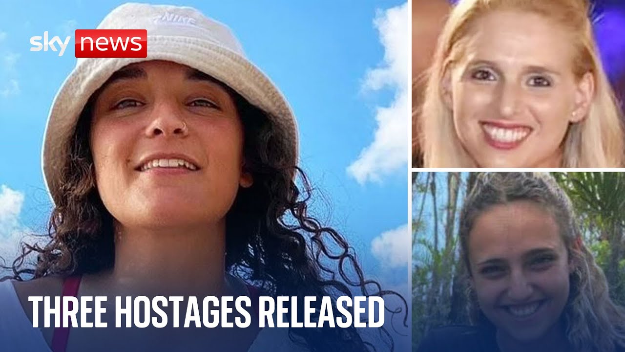 BREAKING: First hostages released by Hamas to the Red Cross