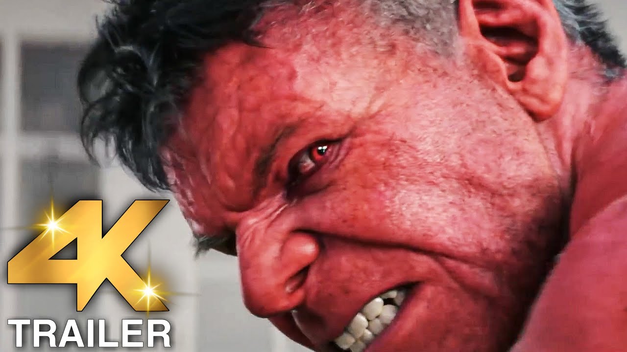 CAPTAIN AMERICA BRAVE NEW WORLD “Angry Red Hulk” Trailer (4K ULTRA HD) 2025