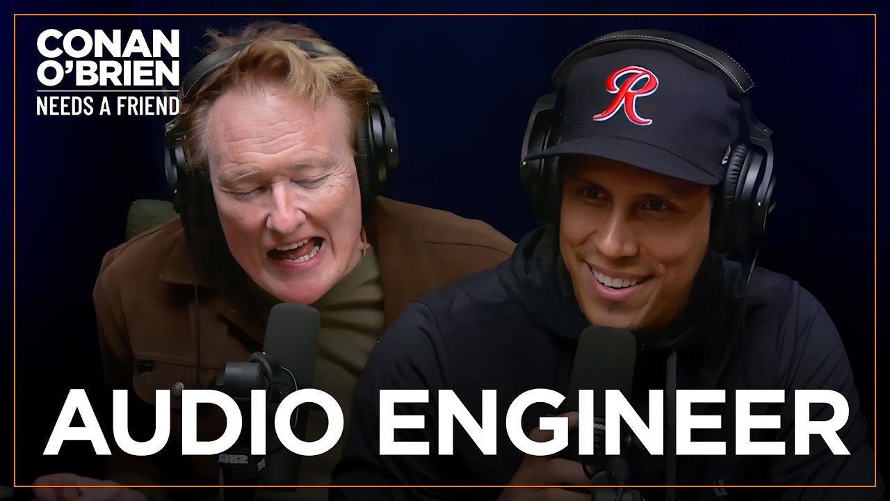 Conan Confronts His Audio Engineer About A Technical Issue | Conan O’Brien Needs A Friend