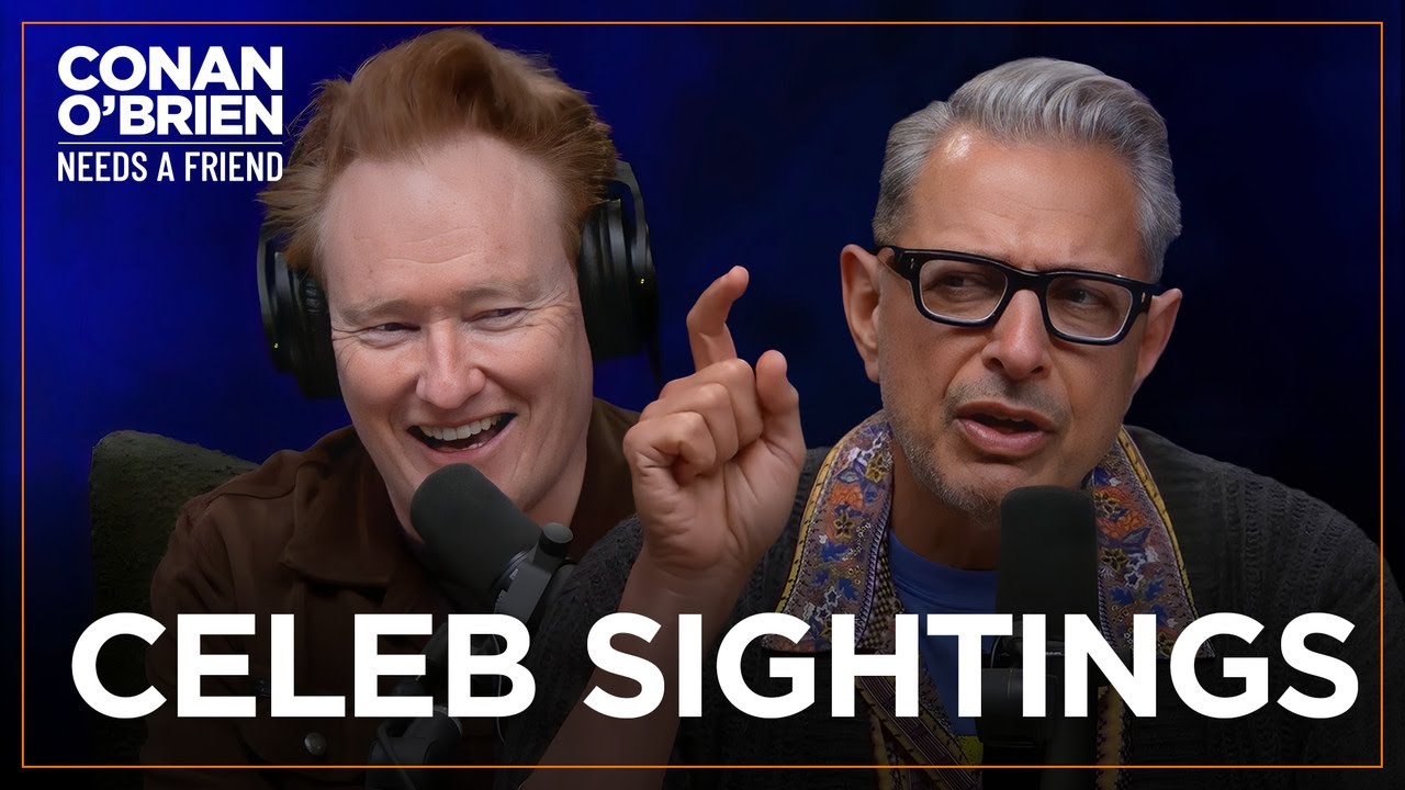 Conan Lured Jeff Goldblum To “Late Night” With A Salt Lick | Conan O’Brien Needs A Friend