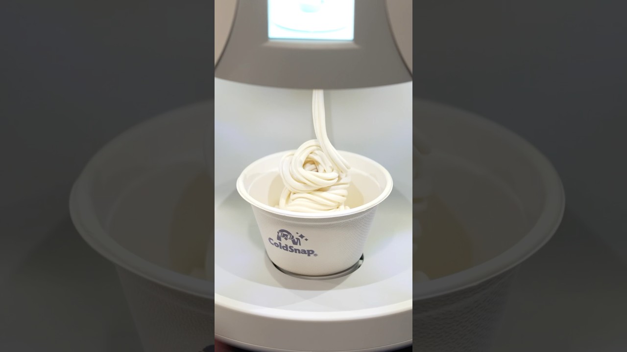 Cool CES Tech – Instant Ice Cream!!! Cold Snap!