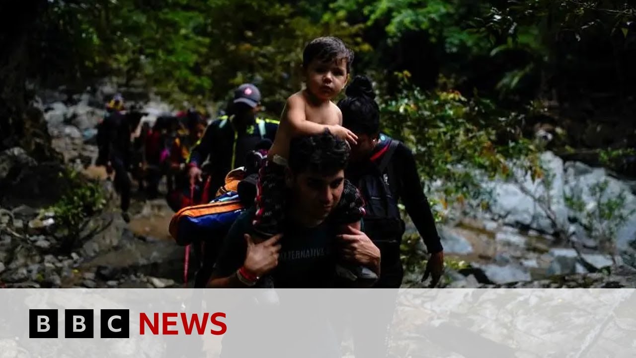Darién Gap: BBC follows journey of Venezuelan migrant to US  | BBC News