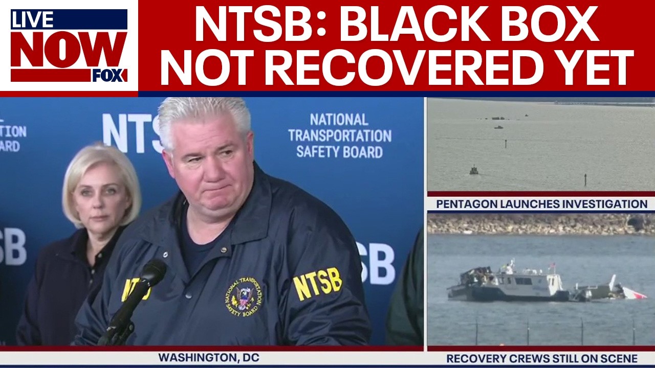 DC plane crash: NTSB has not recovered black box