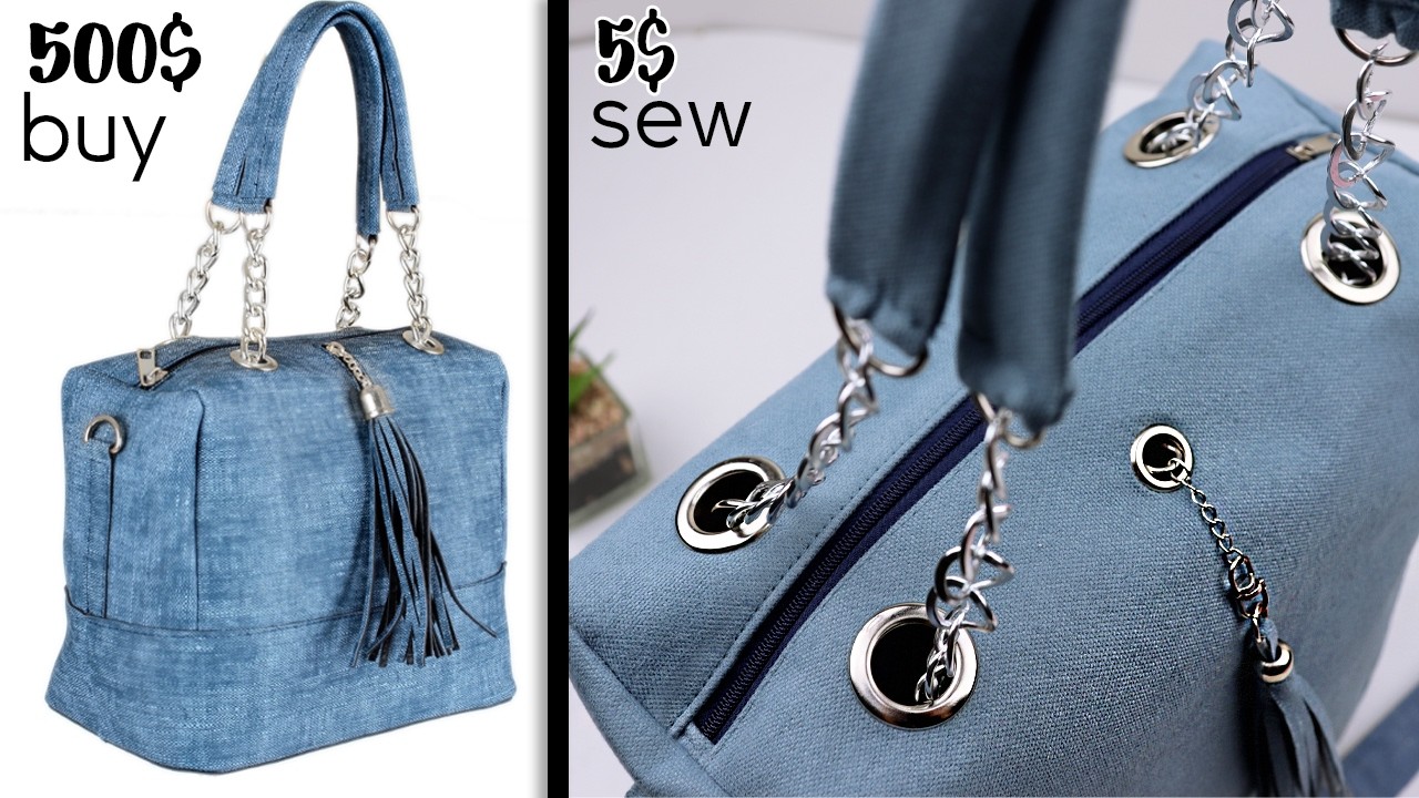 DIY Canvas Cloth Bag Sewing from Scratch Beginner Friendly tutorial