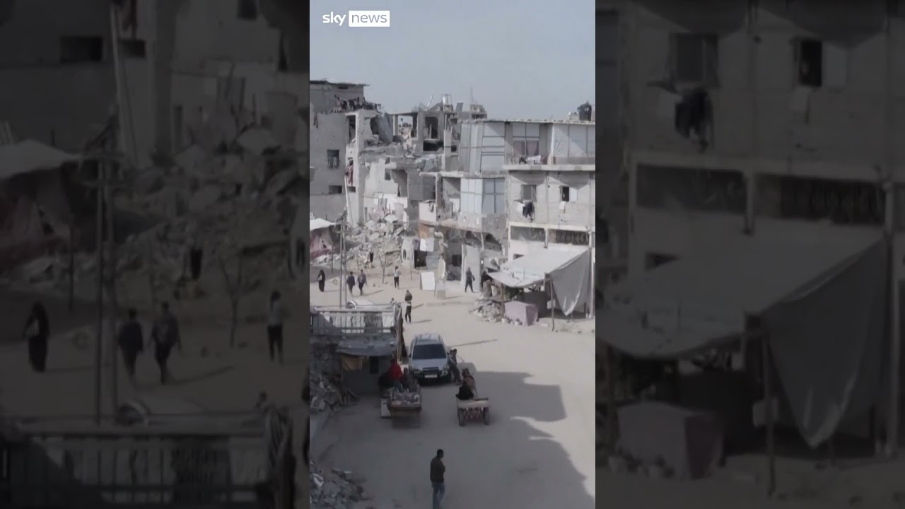 Drone captures destruction in Gaza